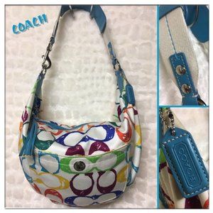 COACH Hampton Scribble Hobo bag